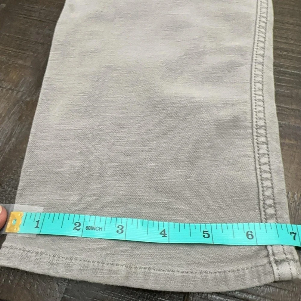 Faherty Mens 32x32 Gray Slim Straight Stretch Denim Jeans Light Wash Casual